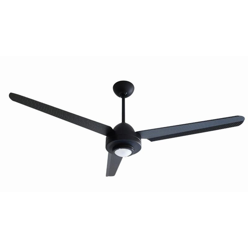 BLACK LIBELLULA 3 PALE VENTILATORE LED 17W LUCE 3000K DIAMETRO 127 CM CON TELECOMANDO INCLUSO Italexport - Cristalensi Shop Onli