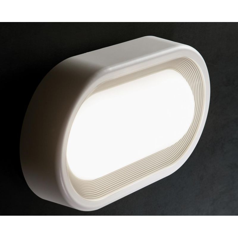 ORION OVALE GRANDE COLORE ANTRACITE O BIANCA LED INTEGRATO 18W SOSTITUIBILE IP65 Sovil - Cristalensi Shop Online