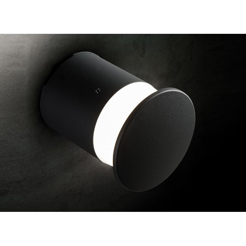 KEP APPLIQUE O PALETTO DA ESTERNO LED 9W IP65 IN ALLUMINIO ANTRACITE O CAFFE Sovil - Cristalensi Shop Online