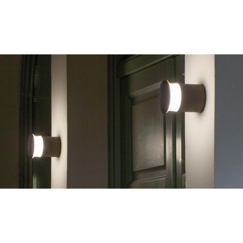 KEP APPLIQUE O PALETTO DA ESTERNO LED 9W IP65 IN ALLUMINIO ANTRACITE O CAFFE Sovil - Cristalensi Shop Online