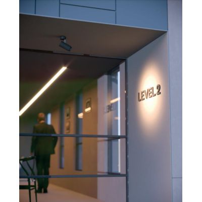 90066 EAGLE PROIETTORE ORIENTABILE DA ESTERNO IP54 LED 7W LUCE 3000K IN ALLUMINIO ANTRACITE Redo Group - Cristalensi Shop Online