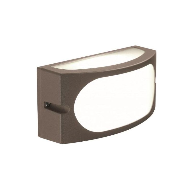 DIVE APPLIQUE DA ESTERNO IP54 MODERNA IN ALLUMINIO BIANCO ANTRACITE O MARRONE DI SOVIL Sovil - Cristalensi Shop Online