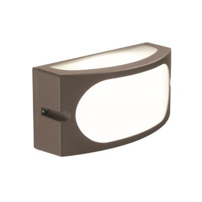 DIVE APPLIQUE DA ESTERNO IP54 MODERNA IN ALLUMINIO BIANCO ANTRACITE O MARRONE DI SOVIL Sovil - Cristalensi Shop Online