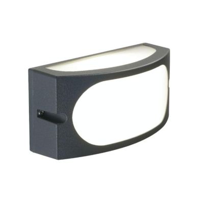 DIVE APPLIQUE DA ESTERNO IP54 MODERNA IN ALLUMINIO BIANCO ANTRACITE O MARRONE DI SOVIL Sovil - Cristalensi Shop Online