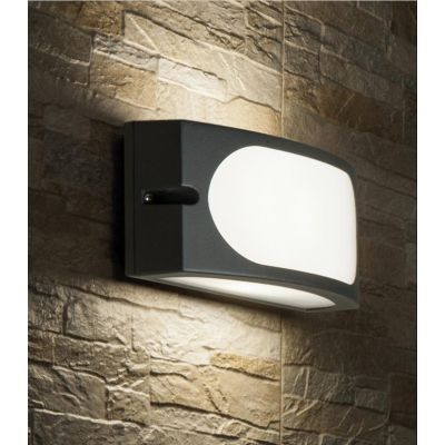 DIVE APPLIQUE DA ESTERNO IP54 MODERNA IN ALLUMINIO BIANCO ANTRACITE O MARRONE DI SOVIL Sovil - Cristalensi Shop Online