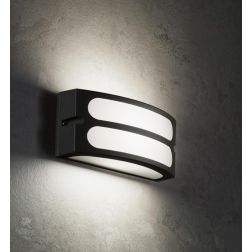 SQUBA APPLIQUE DA ESTERNO IP54 MODERNA IN ALLUMINIO BIANCO ANTRACITE O MARRONE DI SOVIL Sovil - Cristalensi Shop Online 2