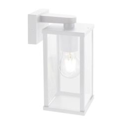 AUREA APPLIQUE DA ESTERNO A LANTERNA IP54 STILE CLASSICO IN ALLUMINIO BIANCO O NERO DI SOVIL Sovil - Cristalensi Shop Online 2