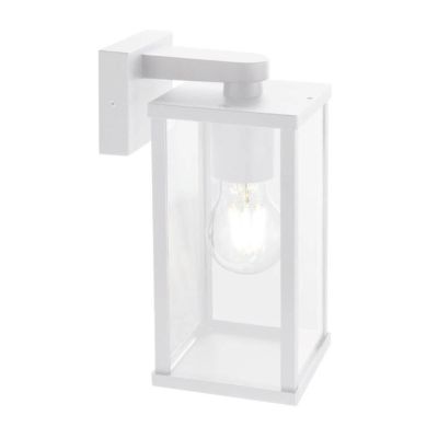 AUREA APPLIQUE DA ESTERNO A LANTERNA IP54 STILE CLASSICO IN ALLUMINIO BIANCO O NERO DI SOVIL Sovil - Cristalensi Shop Online