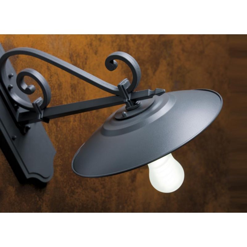 ANTIQUE LAMPIONE PER ESTERNO 2 LUCI IN ALLUMINIO VERNICIATO DI GRIGIO ANTRACITE Sovil - Cristalensi Shop Online