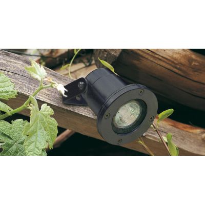 SPOT FARETTO DA ESTERNO ORIENTABILE IP55 NERO LAMPADINA GU10 DI SOVIL Sovil - Cristalensi Shop Online