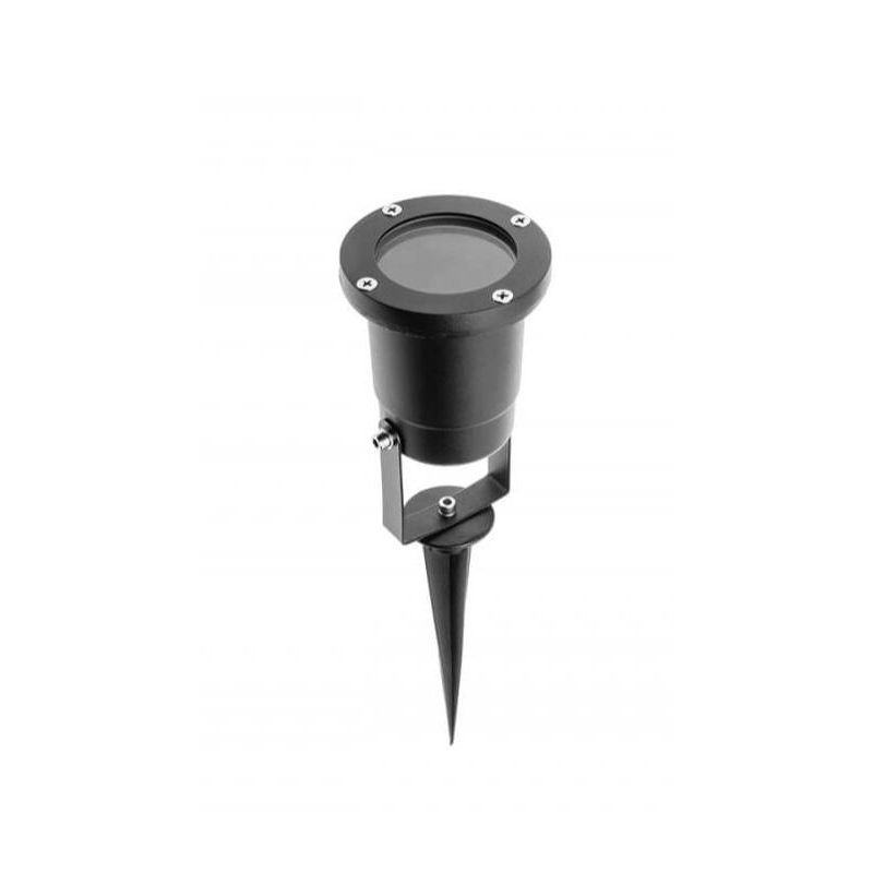 SPOT FARETTO DA ESTERNO ORIENTABILE CON PICCHETTO IP55 NERO LAMPADINA GU10 DI SOVIL Sovil - Cristalensi Shop Online