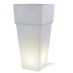 LOUNGE VASO QUADRATO GRANDE PER ESTERNO CON LUCE INTERNA DI SOVIL Sovil - Cristalensi Shop Online 2