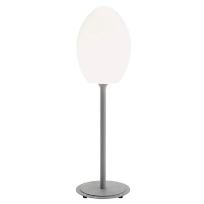 EGG PIANTANA PER ESTERNO H162 IN ALLUMINIO GRIGIO DIFFUSORE IN RESINA IP65 DI SOVIL Sovil - Cristalensi Shop Online