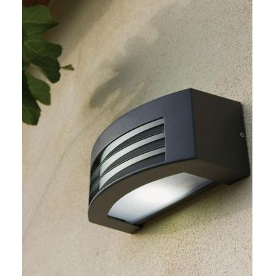 TOSCA APPLIQUE DA ESTERNO 1XE27 IN ALLUMINIO COLORE ANTRACITE IP54 Sovil - Cristalensi Shop Online