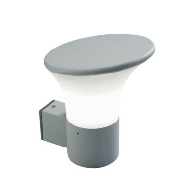 BELEN APPLIQUE IN ALLUMINIO CON DIFFUSORE BIANCO OPALINO COLORE GRIGIO ALLUMINIO O ANTRACITE Sovil - Cristalensi Shop Online