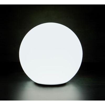 BALL D77 LAMPADA DA GIARDINO A SFERA IP54 RESINA BIANCA CON PICCHETTO MODERNA DI SOVIL Sovil - Cristalensi Shop Online