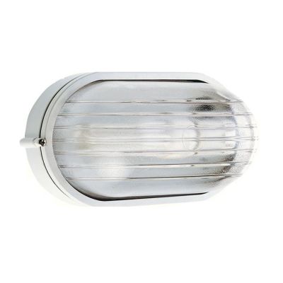 INDUSTRIALE OVALE APPLIQUE DA ESTERNI PICCOLA OVALE IP54 BIANCA O NERA CLASSICA DI SOVIL Sovil - Cristalensi Shop Online