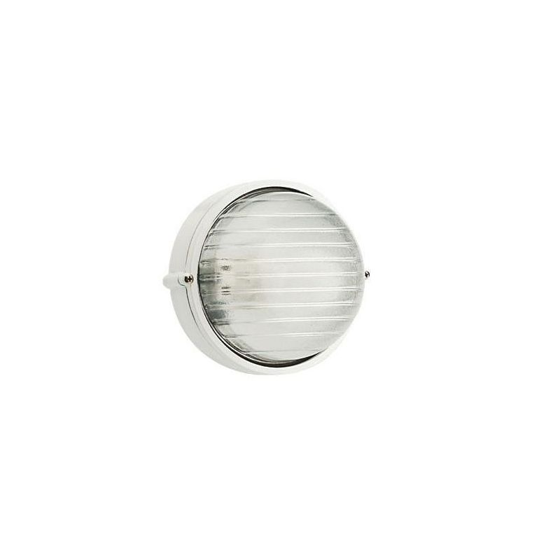 INDUSTRIALE TONDA APPLIQUE DA ESTERNI PICCOLA IP54 BIANCA O NERA CLASSICA DI SOVIL Sovil - Cristalensi Shop Online