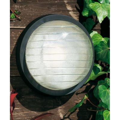 INDUSTRIALE TONDA APPLIQUE DA ESTERNI GRANDE IP54 BIANCA O NERA CLASSICA DI SOVIL Sovil - Cristalensi Shop Online