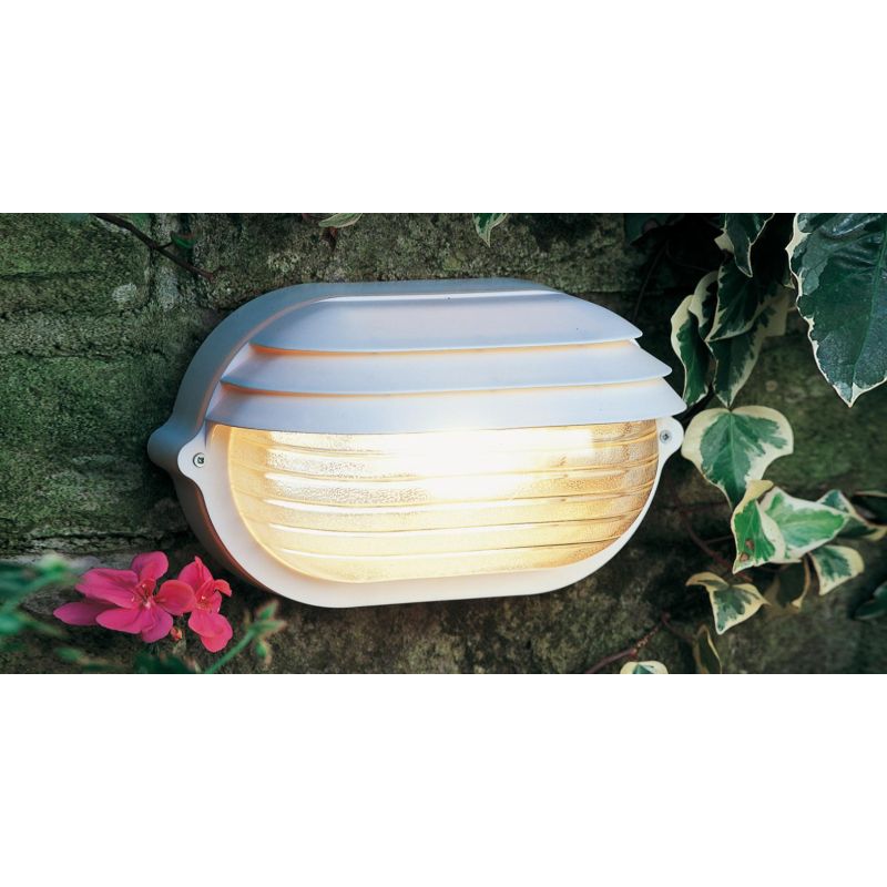 PALPEBRA OVALE APPLIQUE GRANDE DA ESTERNI IP54 CON PALPEBRA BIANCA O NERA DI SOVIL Sovil - Cristalensi Shop Online