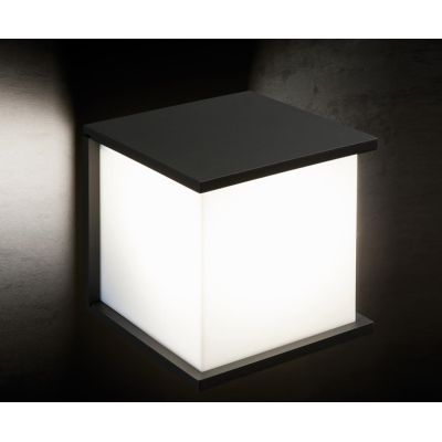 DODO APPLIQUE IN ALLUMINIO DI COLORE ANTRACITE DIFFUSORE OPALE DI SOVIL Sovil - Cristalensi Shop Online