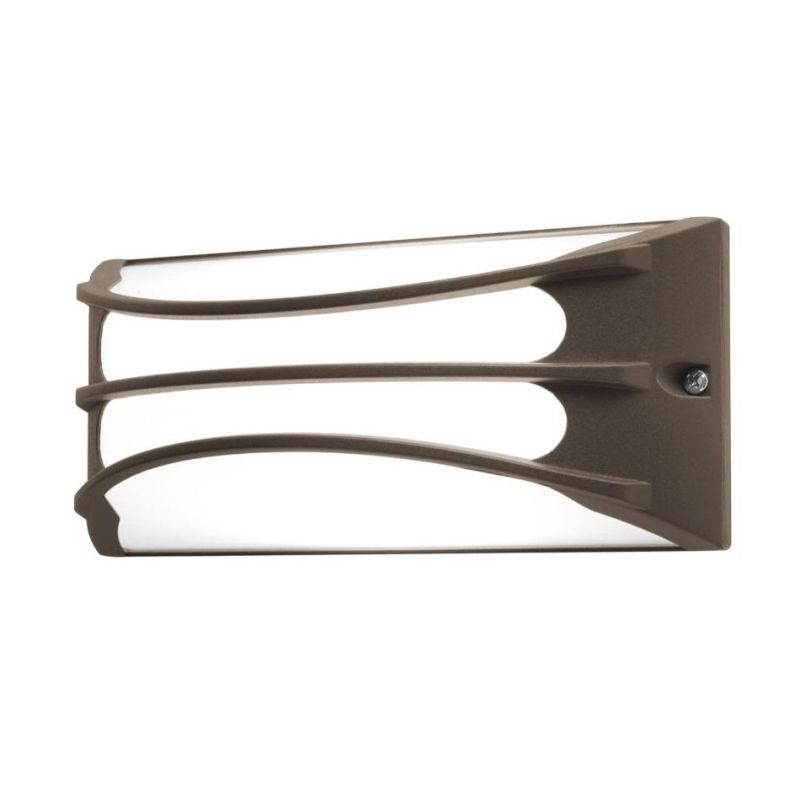 BRA APPLIQUE DA ESTERNO IP54 LUCE 3000K O 4000K IN ALLUMINIO LED 10W BIANCA ANTRACITE O MARRONE Sovil - Cristalensi Shop Online