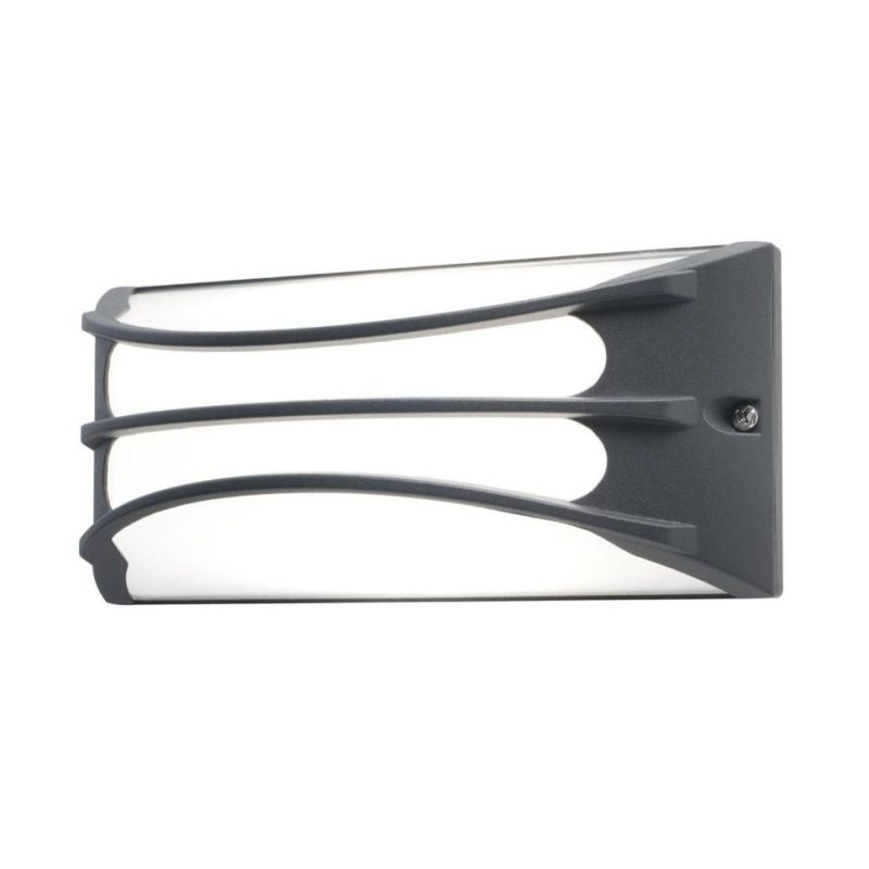 BRA APPLIQUE DA ESTERNO IP54 LUCE 3000K O 4000K IN ALLUMINIO LED 10W BIANCA ANTRACITE O MARRONE Sovil - Cristalensi Shop Online