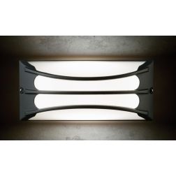 BRA APPLIQUE DA ESTERNO IP54 LUCE 3000K O 4000K IN ALLUMINIO LED 10W BIANCA ANTRACITE O MARRONE Sovil - Cristalensi Shop Online 2