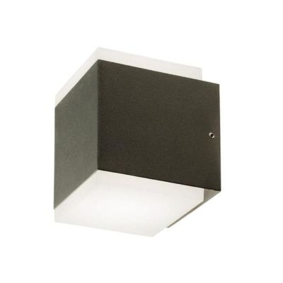 TANGO APPLIQUE DA ESTERNO MODERNA IP54 BIANCA O ANTRACITE LED 14.4W SOSTITUIBILE 3000K-4000K DI SOVIL Sovil - Cristalensi Shop O