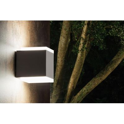 TANGO APPLIQUE DA ESTERNO MODERNA IP54 BIANCA O ANTRACITE LED 14.4W SOSTITUIBILE 3000K-4000K DI SOVIL Sovil - Cristalensi Shop O