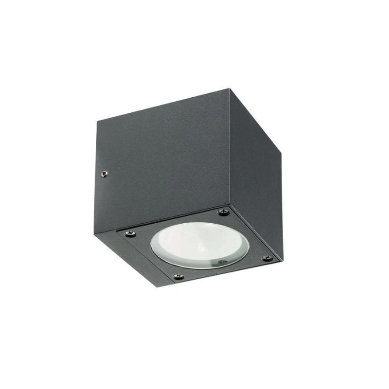 LULA FARETTO DA PARETE A CUBO IP54 LUCE 3000K-4000K LED 12W DOPPIA ILLUMINAZIONE BIANCO O ANTRACITE Sovil - Cristalensi Shop Onl