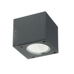 LULA FARETTO DA PARETE A CUBO PER ESTERNI IP54 LUCE 3000K O 4000K CON LED 6W BIANCO O ANTRACITE DI Sovil - Cristalensi Shop Onli 2