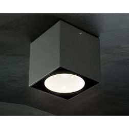 LULA PLAFONIERA A CUBO PER ESTERNI IP54 LUCE 3000K O 4000K LED 6W BIANCO O ANTRACITE DI SOVIL Sovil - Cristalensi Shop Online 2