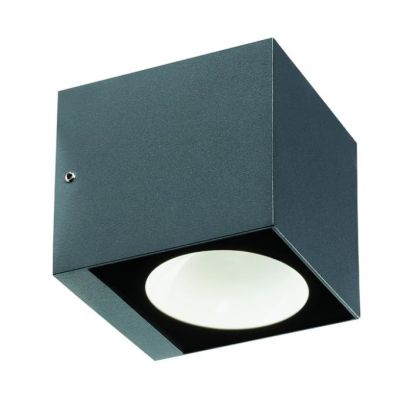 LULA PLAFONIERA A CUBO PER ESTERNI IP54 LUCE 3000K O 4000K LED 6W BIANCO O ANTRACITE DI SOVIL Sovil - Cristalensi Shop Online