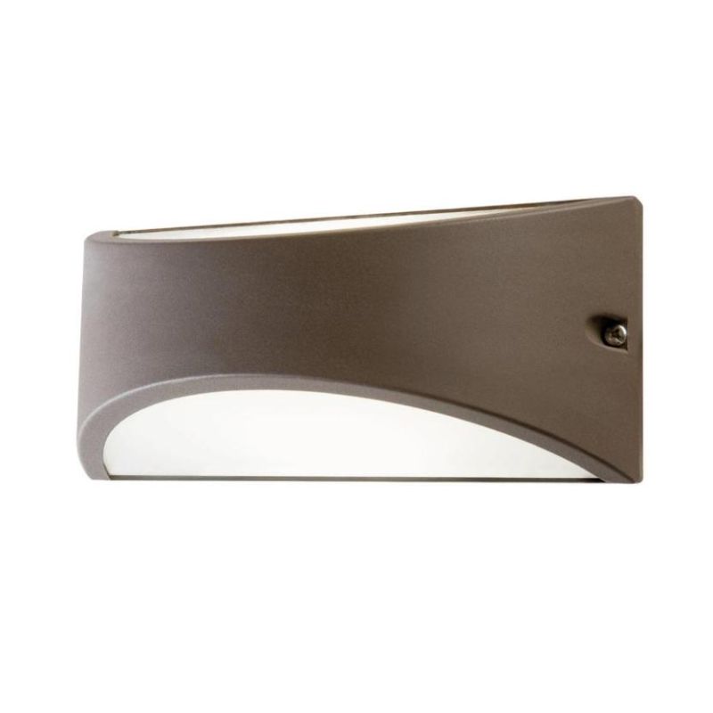 LHASA LAMPADA DA PARETE MODERNA IP54 BIANCA MARRONE O ANTRACITE LED 10W LUCE 3000K O 4000K DI SOVIL Sovil - Cristalensi Shop Onl
