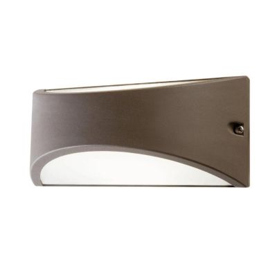 LHASA LAMPADA DA PARETE MODERNA IP54 BIANCA MARRONE O ANTRACITE LED 10W LUCE 3000K O 4000K DI SOVIL Sovil - Cristalensi Shop Onl
