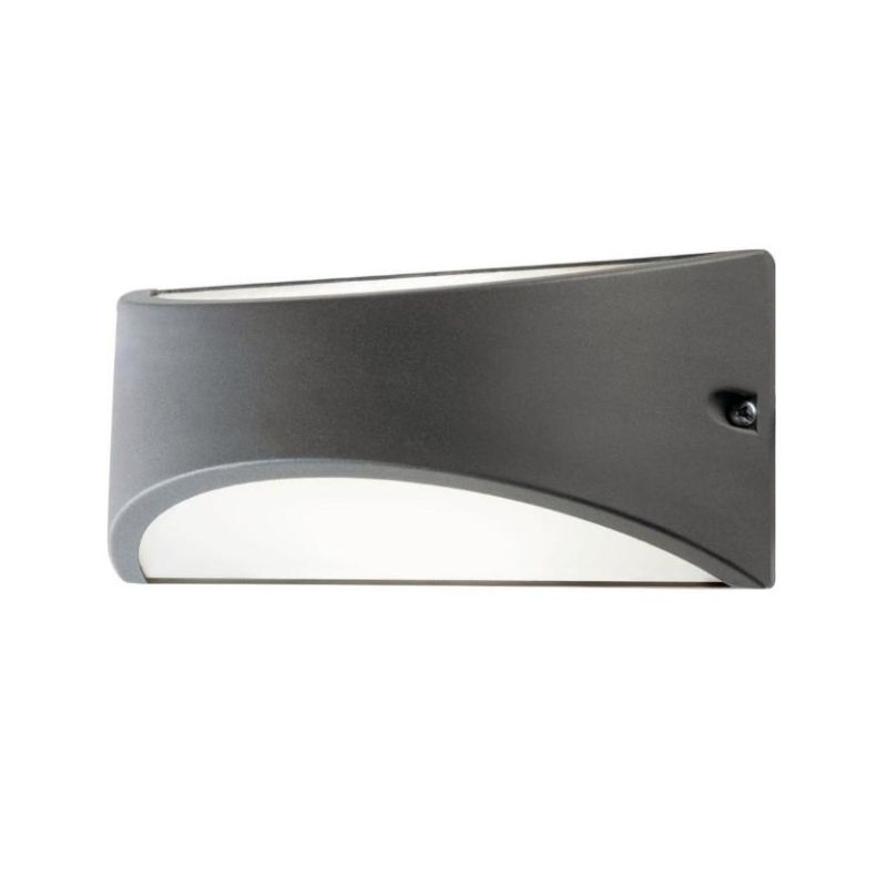 LHASA LAMPADA DA PARETE MODERNA IP54 BIANCA MARRONE O ANTRACITE LED 10W LUCE 3000K O 4000K DI SOVIL Sovil - Cristalensi Shop Onl