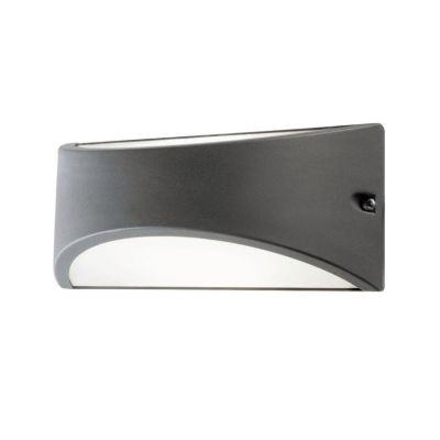 LHASA LAMPADA DA PARETE MODERNA IP54 BIANCA MARRONE O ANTRACITE LED 10W LUCE 3000K O 4000K DI SOVIL Sovil - Cristalensi Shop Onl