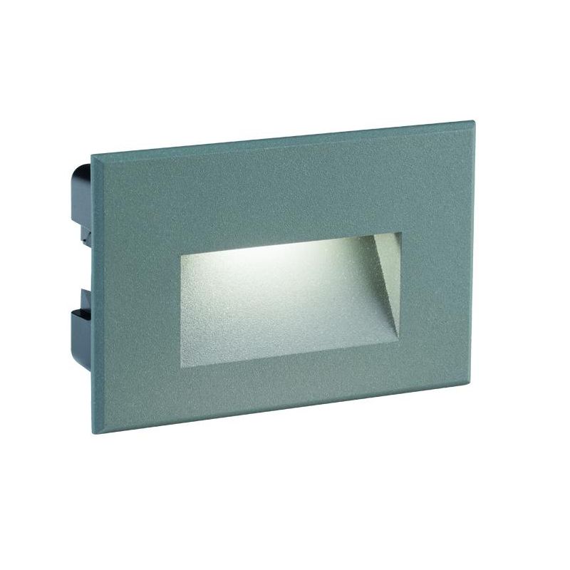 SPINA SEGNAPASSO DA INCASSO IP65 PER SCATOLA 503 SVASATO LISCO BIANCO ANTRACITE ALLUMINIO LED 3W Sovil - Cristalensi Shop Online