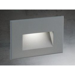 SPINA SEGNAPASSO DA INCASSO IP65 PER SCATOLA 503 SVASATO LISCO BIANCO ANTRACITE ALLUMINIO LED 3W Sovil - Cristalensi Shop Online 2
