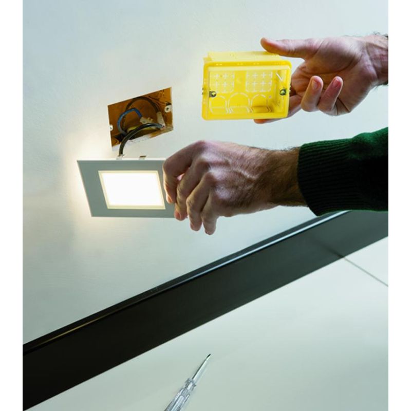 SPINA SEGNAPASSO DA INCASSO PER SCATOLA 503 LED 3W IP65 TUTTO IN VETRO BIANCO DI SOVIL Sovil - Cristalensi Shop Online