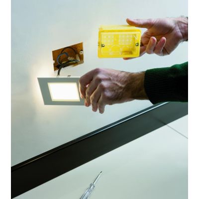 SPINA SEGNAPASSO DA INCASSO PER SCATOLA 503 LED 3W IP65 TUTTO IN VETRO BIANCO DI SOVIL Sovil - Cristalensi Shop Online