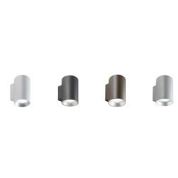 SHOW PICCOLA APPLIQUE CILINDRICA IP65 CON LUCE LED 10W LUCE 3000K O 4000K IN 4 COLORI Sovil - Cristalensi Shop Online