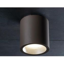 SHOW PLAFONIERA CILINDRICA D12 MODERNA DA ESTERNI IP65 LED 12W LUCE 3000K O 4000K IN 4 COLORI Sovil - Cristalensi Shop Online 2