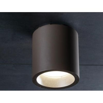 SHOW PLAFONIERA CILINDRICA D12 MODERNA DA ESTERNI IP65 LED 12W LUCE 3000K O 4000K IN 4 COLORI Sovil - Cristalensi Shop Online