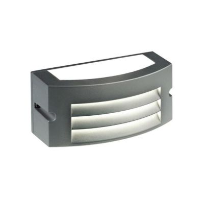 KOBE LAMPADA DA PARETE MODERNA IP54 BIANCA ALLUMINIO O ANTRACITE LED 10W LUCE 3000K O 4000K DA ESTER Sovil - Cristalensi Shop On