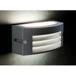 KOBE LAMPADA DA PARETE MODERNA IP54 BIANCA ALLUMINIO O ANTRACITE LED 10W LUCE 3000K O 4000K DA ESTER Sovil - Cristalensi Shop On 2