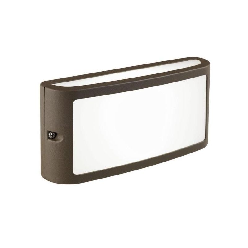 SCREEN APPLIQUE DA ESTERNI LUCE 3000K O 4000K IP54 LED 10W BIANCA MARRONE O ANTRACITE DI SOVIL Sovil - Cristalensi Shop Online