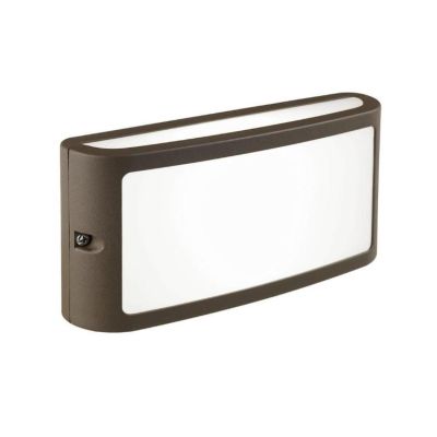 SCREEN APPLIQUE DA ESTERNI LUCE 3000K O 4000K IP54 LED 10W BIANCA MARRONE O ANTRACITE DI SOVIL Sovil - Cristalensi Shop Online