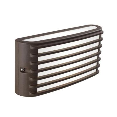 GRID APPLIQUE IN ALLUMINIO IP54 LUCE 3000K O 4000K LED 10W BIANCA ANTRACITE O MARRONE DI SOVIL Sovil - Cristalensi Shop Online